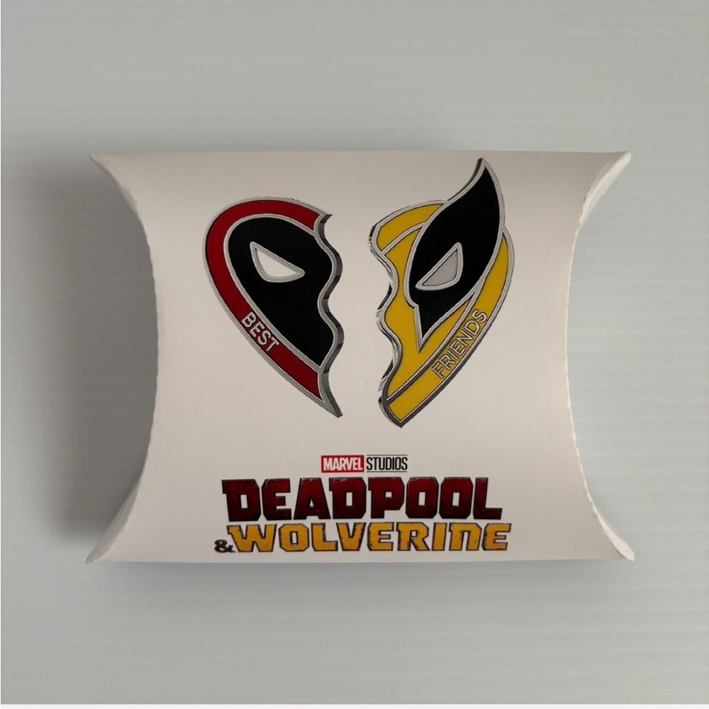 ❤️Deadpool and Wolverine💛 “Best Friends” enamel pins EXCLUSIVE